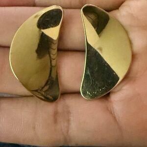 Real! 14kt Gold Stems & Gold Plated Earrings